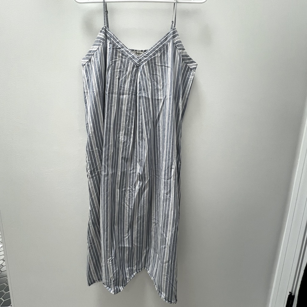 Madewell Midi Striped Sleeveless Dress - Size M - EUC
